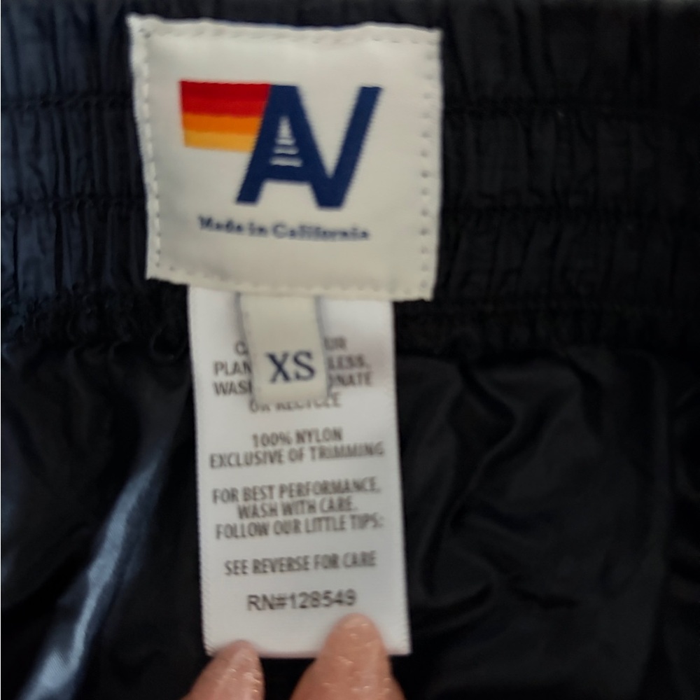 Aviator Nation Black Nylon Shorts